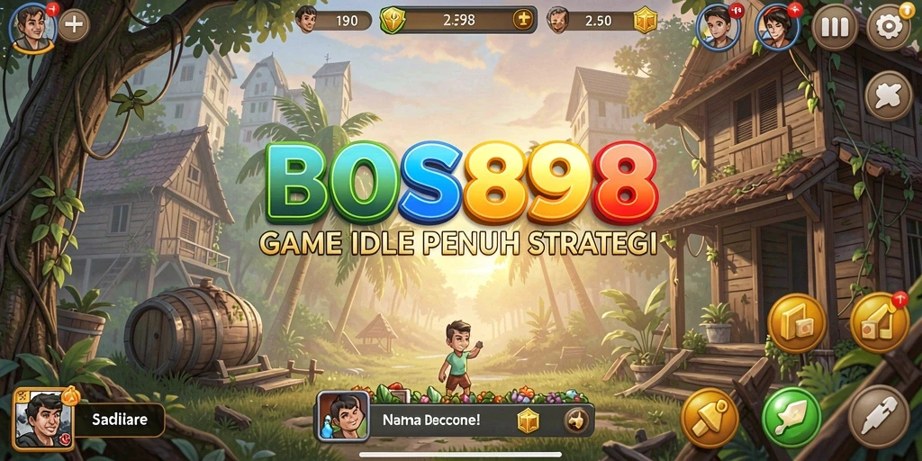 Tampilan gameplay BOS898 dengan elemen Idle yang menarik.
