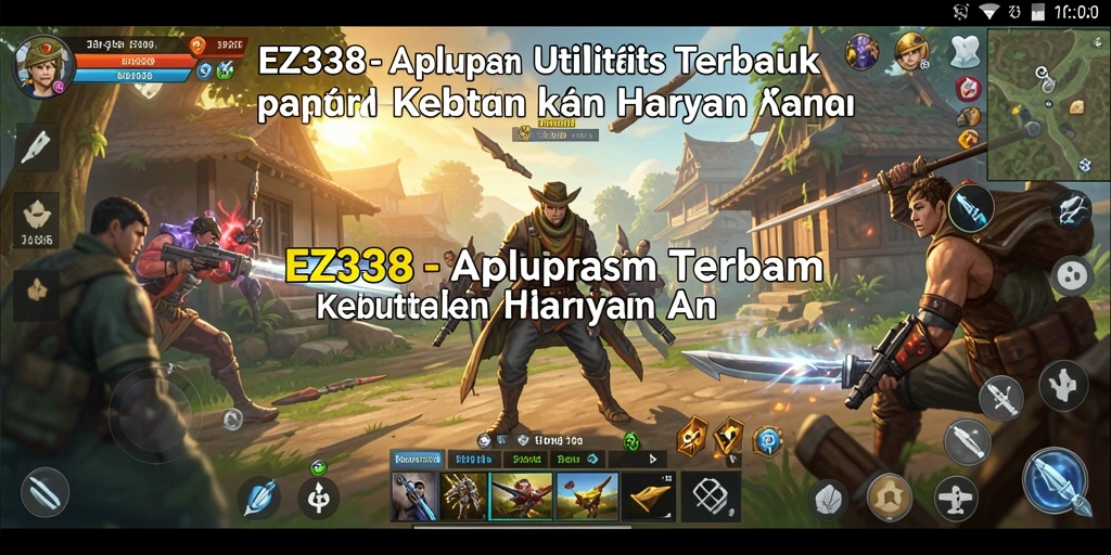 Tampilan antarmuka pengguna EZ338 yang sederhana dan efektif.