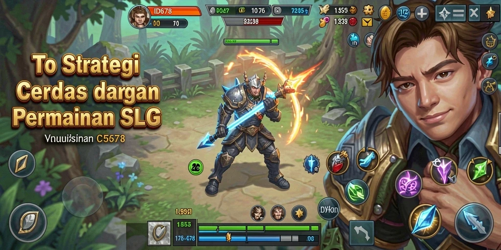 Screenshot dari gameplay intens dalam ID678, menunjukkan pertempuran strategi yang epik.