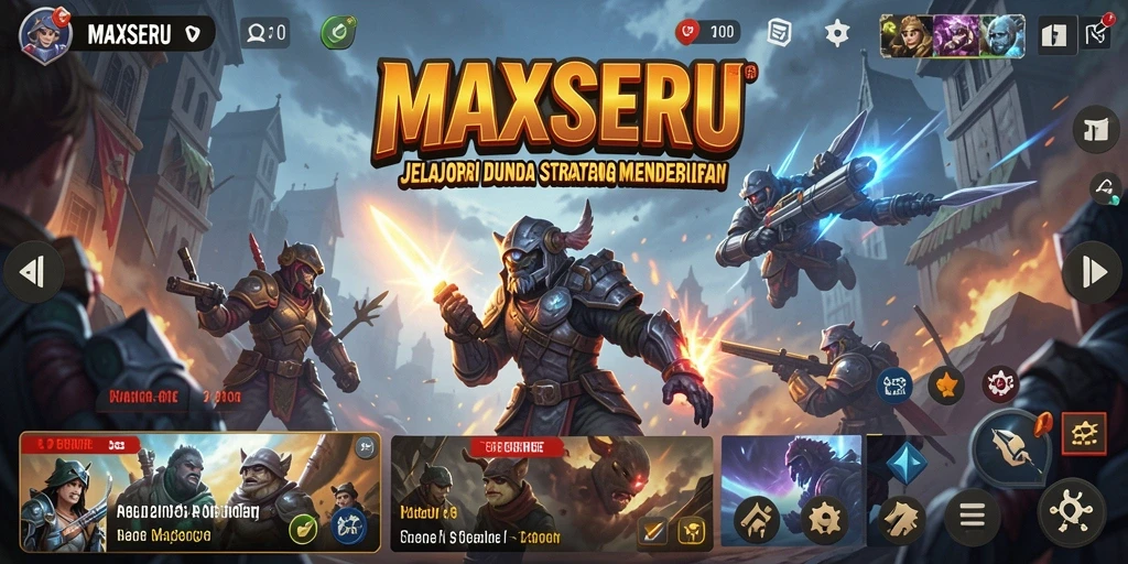 Tampilan gameplay SLG yang memukau dan penuh aksi.