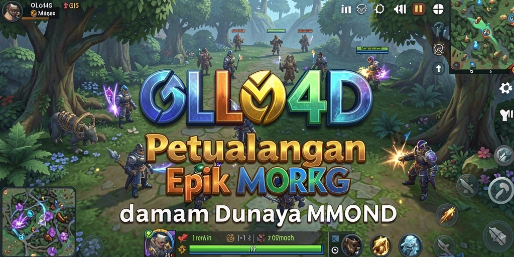 Screenshot gameplay OLLO4D yang menampilkan aksi seru dalam MMORPG.