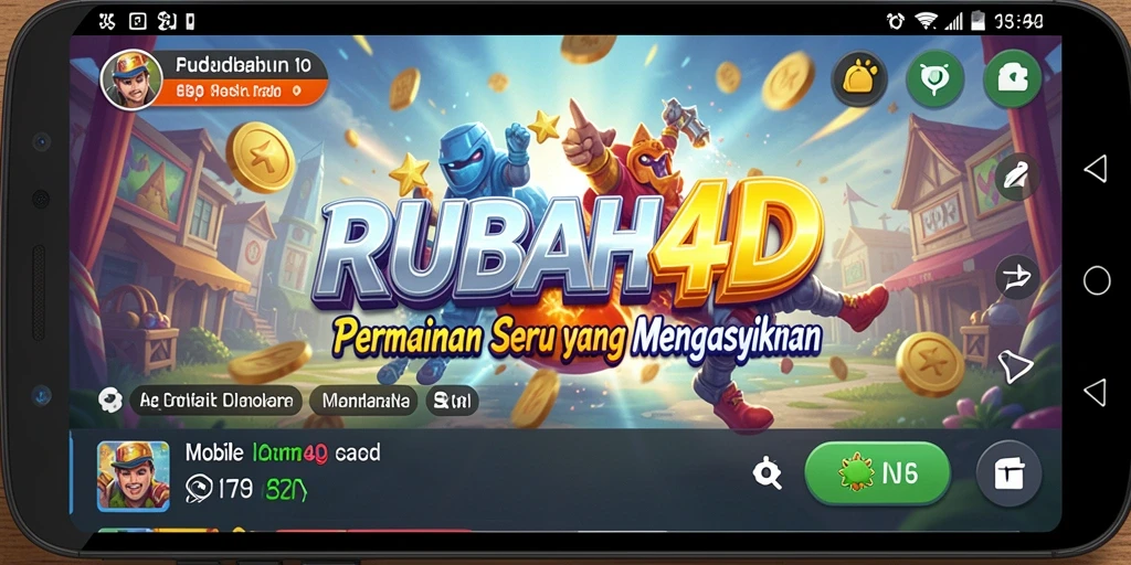 Tampilan dinamis dari gameplay RUBAH4D yang menantang dan seru.